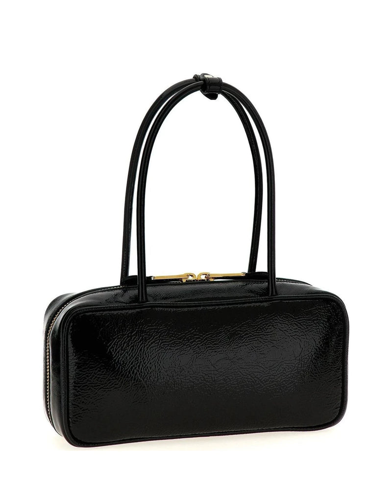 Miu Miu Baguette Handbag in black, Lamb Leather — view 2