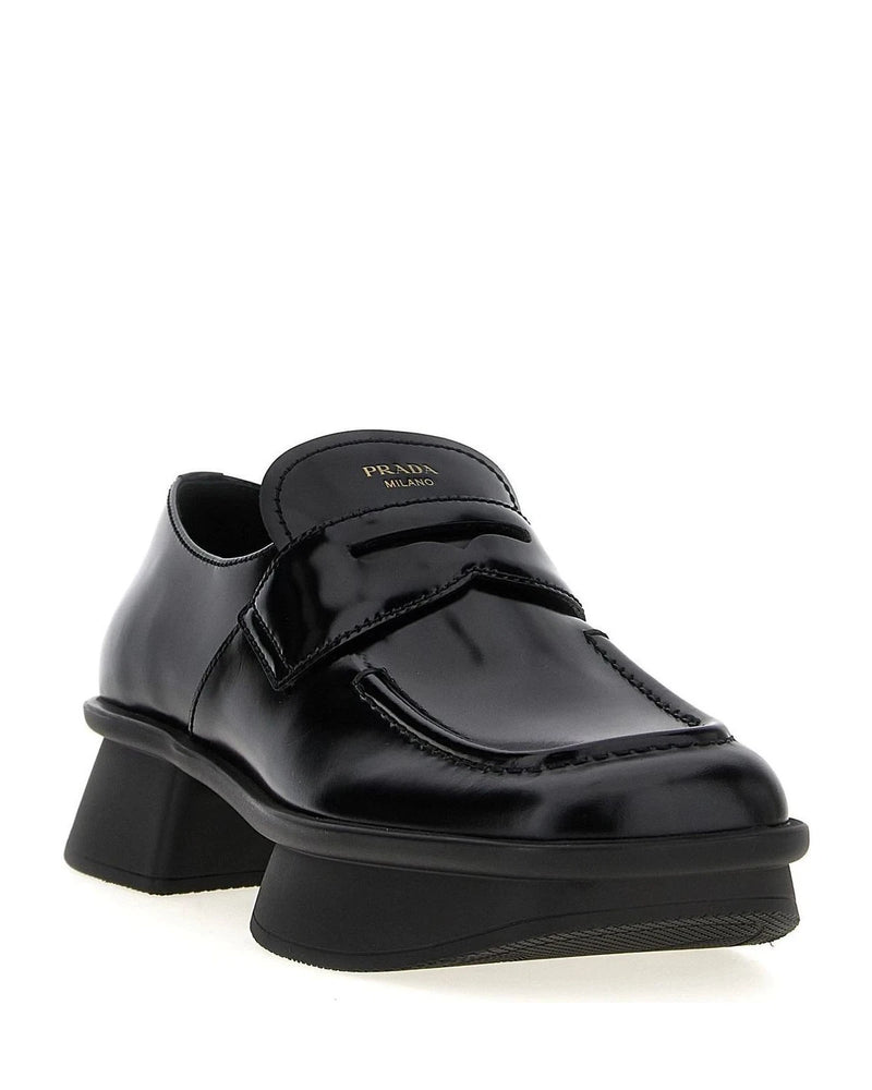 Prada Loafers in black, Calfskin Leather — view 2