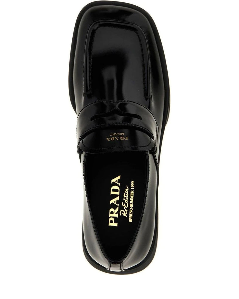 Prada Loafers in black, Calfskin Leather — view 4