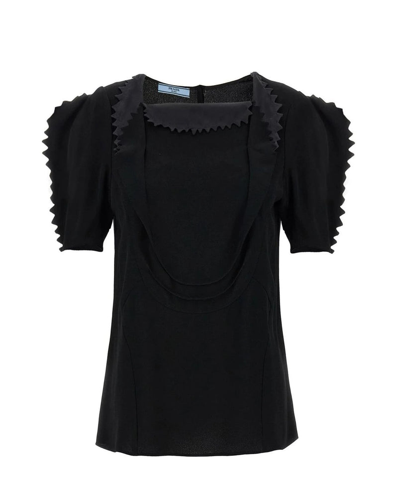 Prada Blouse in black, Viscose