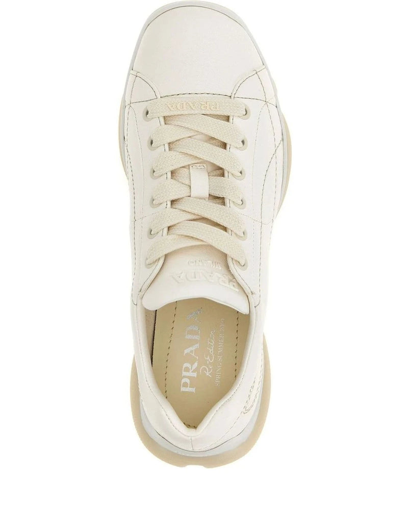 Prada Sneakers in white, Lamb Leather — view 4