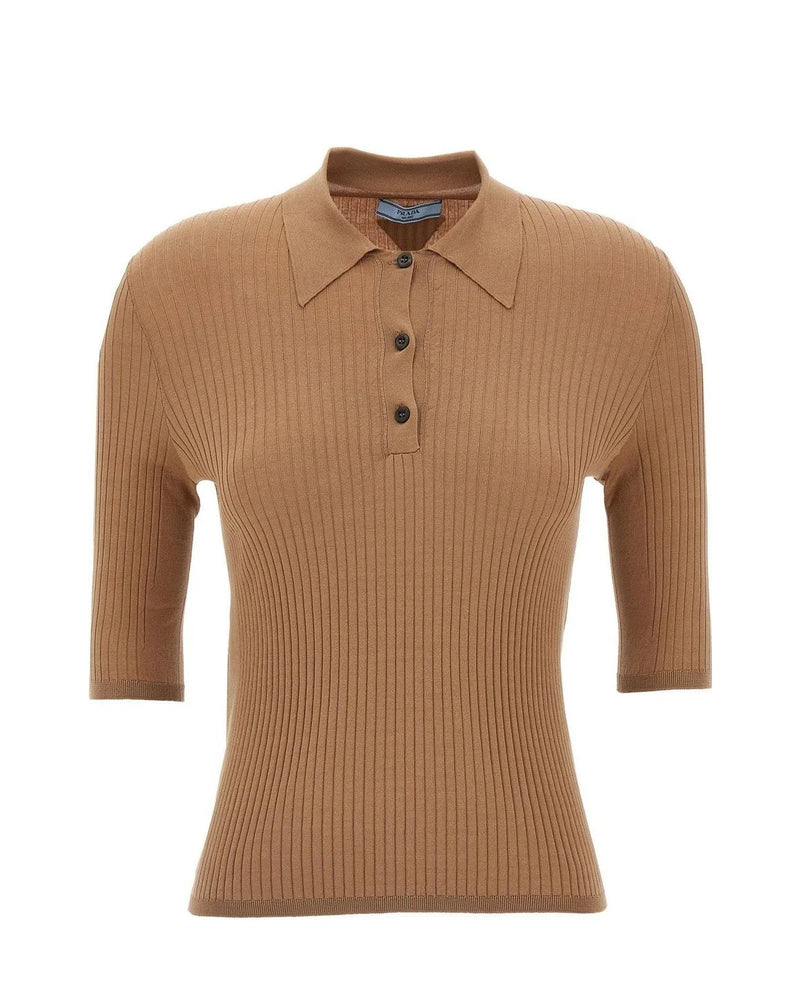 Prada Polo in beige, Cotton