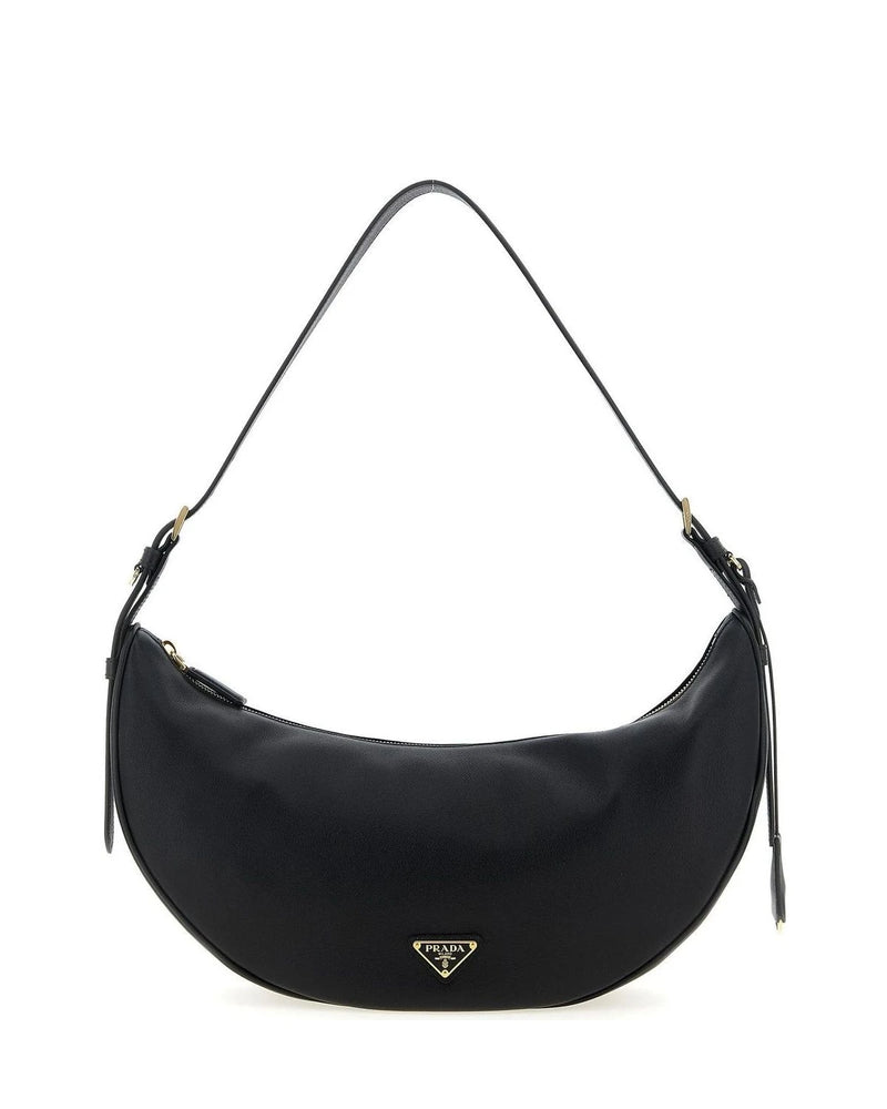 Prada Hobo Bag in black, Calfskin Leather