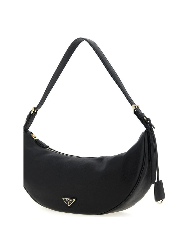 Prada Hobo Bag in black, Calfskin Leather — view 3