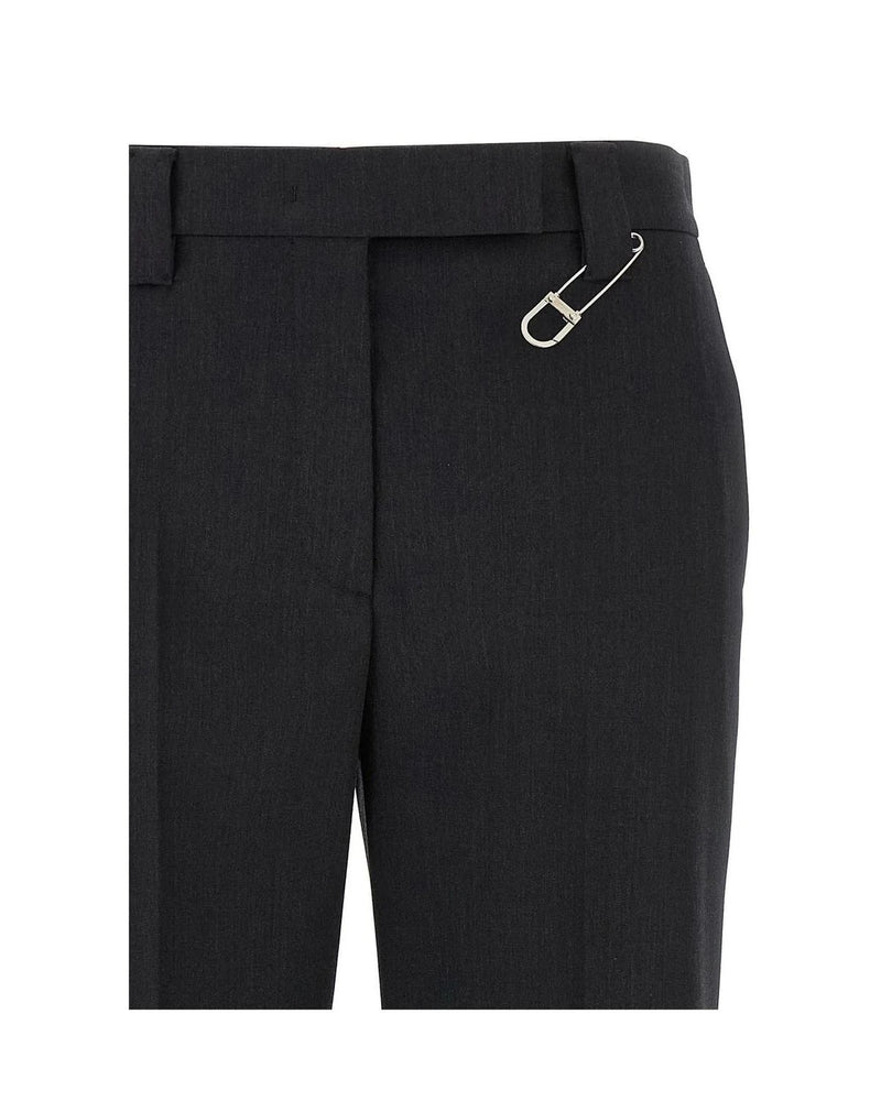 Prada Trouser in gray, Virgin Wool — view 3