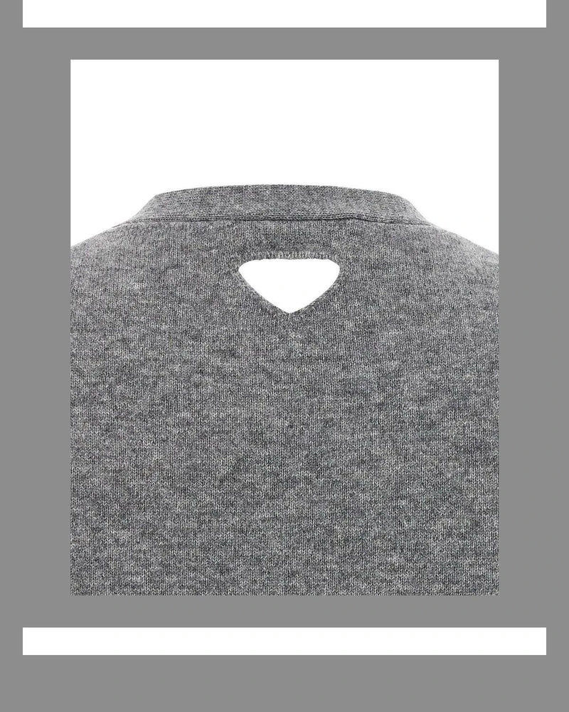 Prada Cardigan in gray, Cashmere — view 4