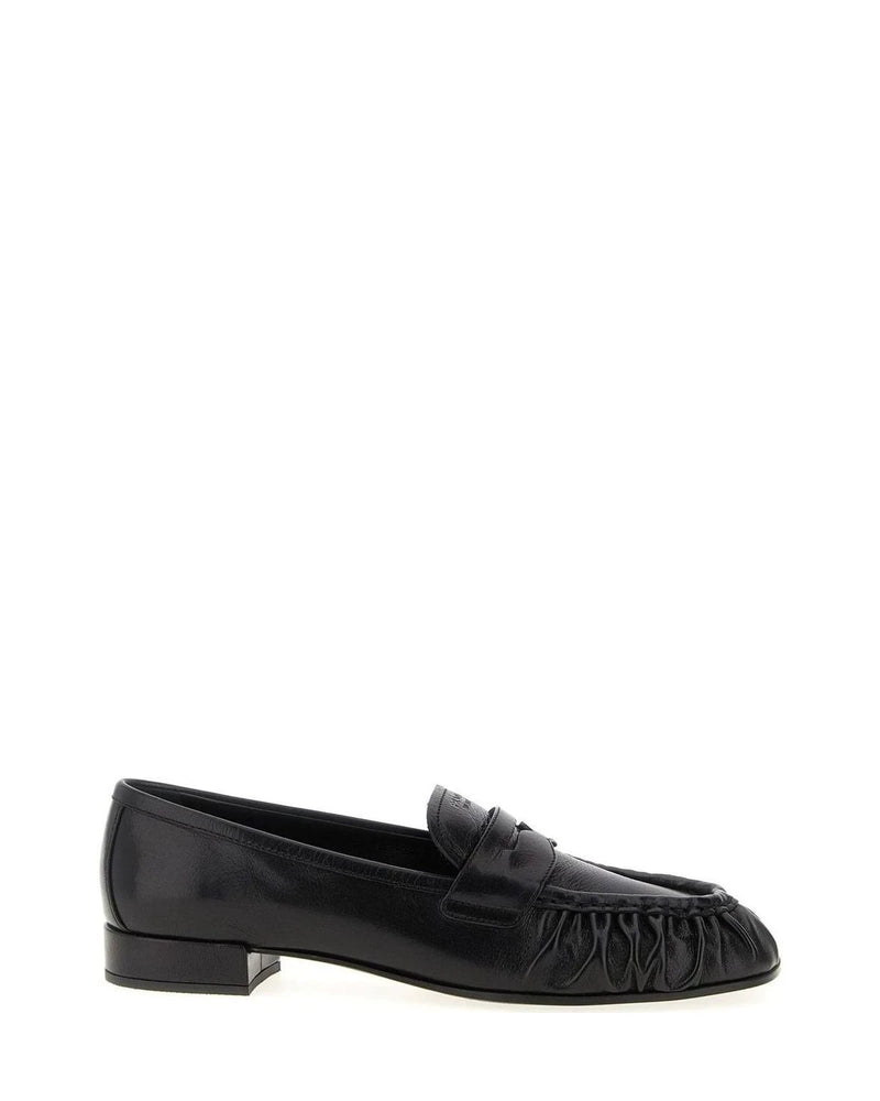 Prada Loafers in black, Buffalo Leather