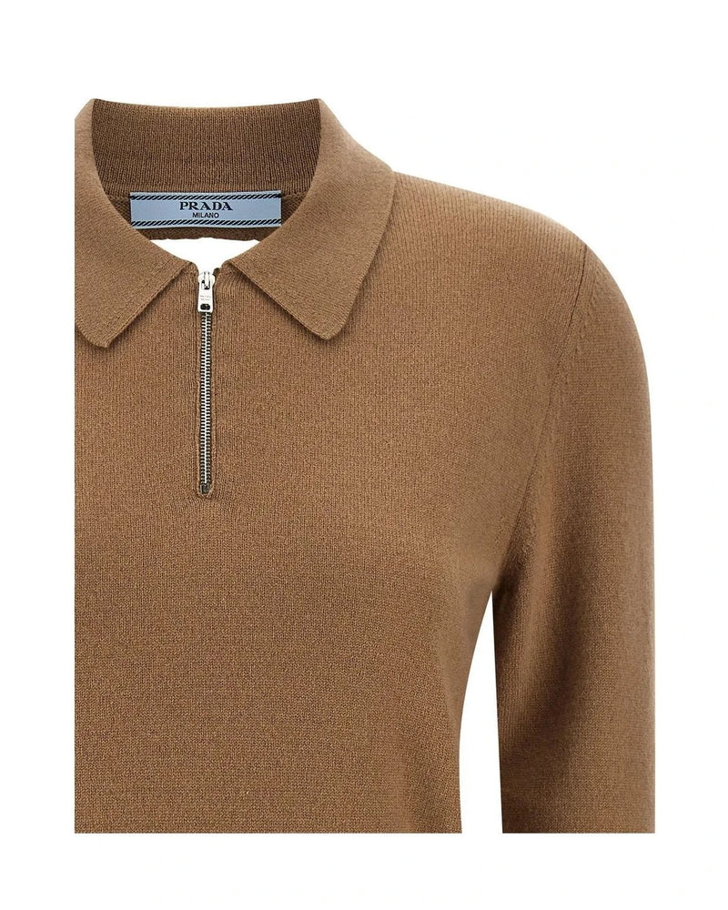 Prada Polo in beige, Cashmere — view 3