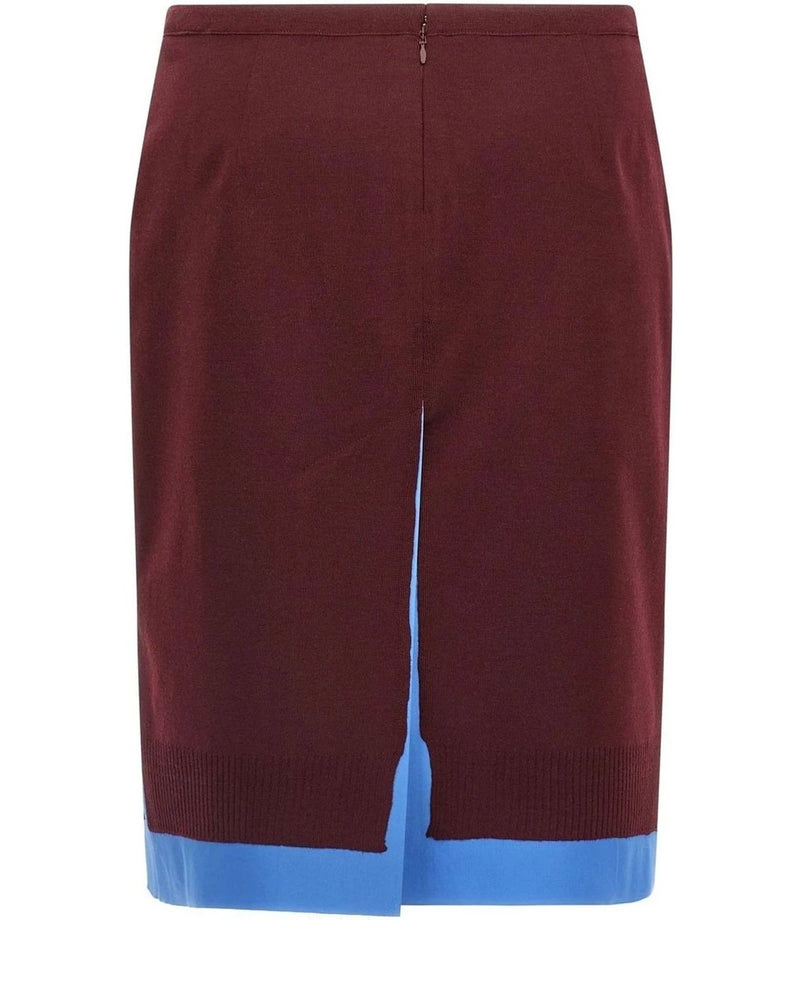Miu Miu Skirt in red, Virgin Wool — view 2
