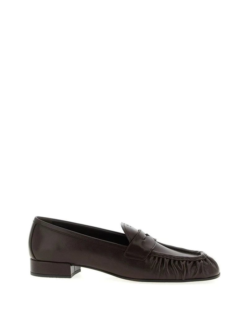 Prada Loafers in brown, Buffalo Leather