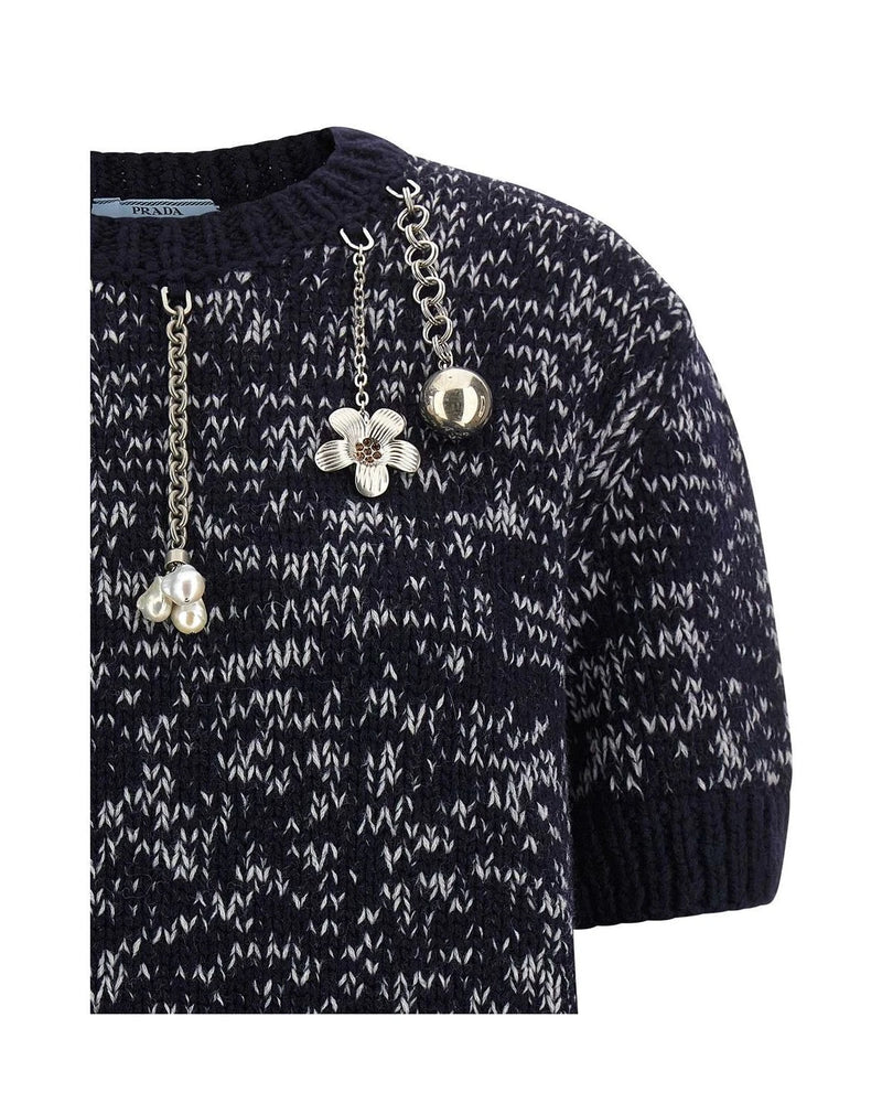 Prada Sweater in multicolor, Virgin Wool — view 3