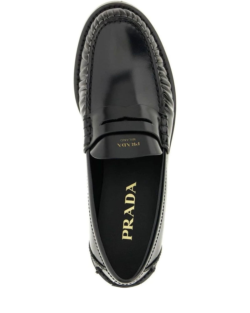 Prada Loafers in black, Calfskin Leather — view 4