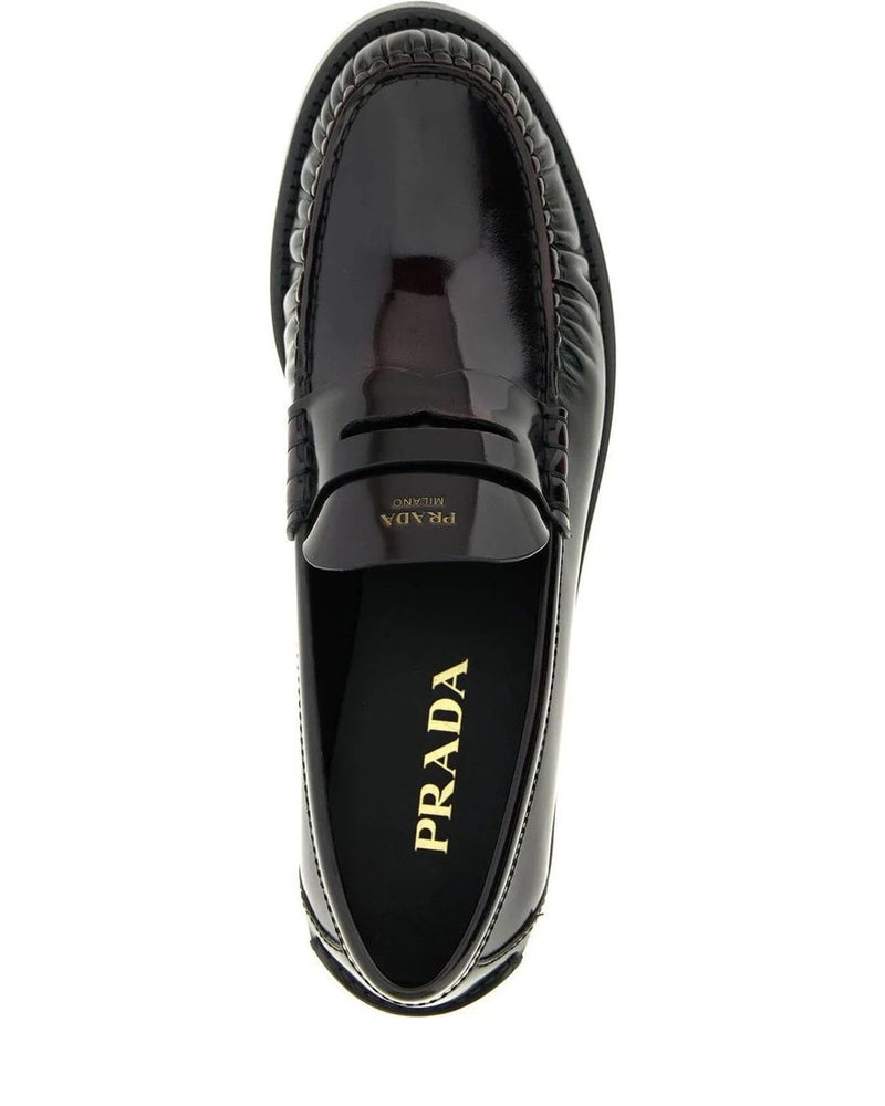 Prada Loafers in black, Calfskin Leather — view 4