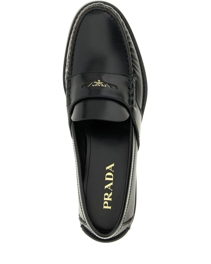 Prada Loafers in black, Calfskin Leather — view 4