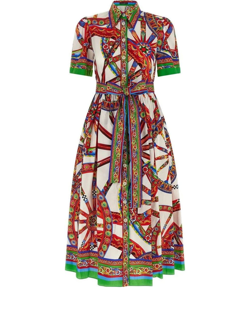 Dolce & Gabbana Dresse in multicolor, Cotton