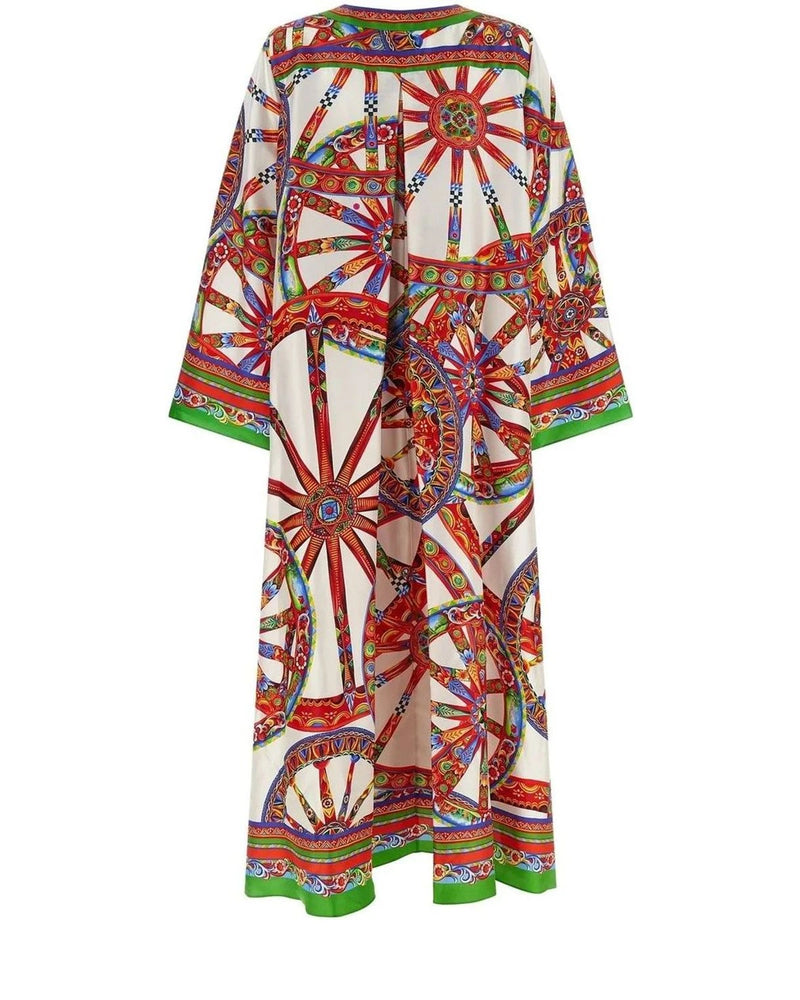 Dolce & Gabbana Dresse in multicolor, Silk — view 2