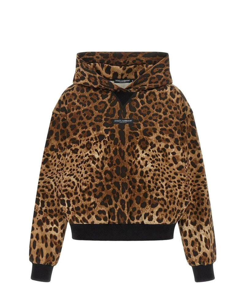 Dolce & Gabbana Hoodie in brown, Cotton