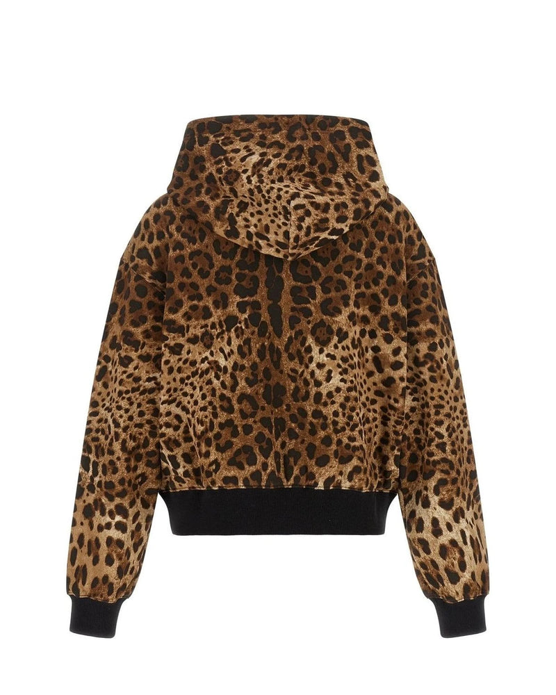 Dolce & Gabbana Hoodie in brown, Cotton — view 2