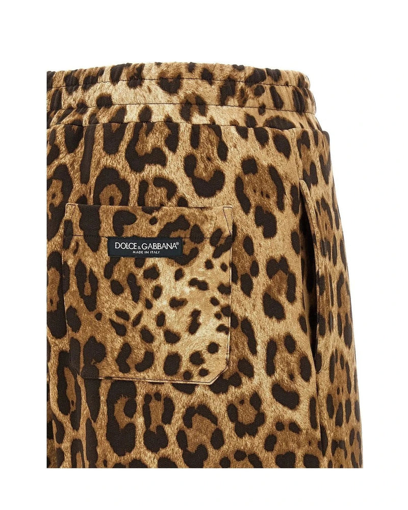Dolce & Gabbana Palazzo Pant in brown, Cotton — view 4