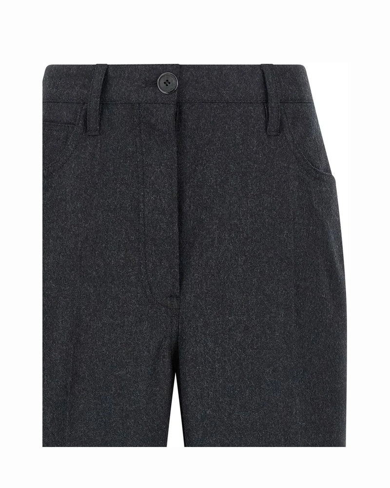 Prada Trouser in gray, Virgin Wool — view 3