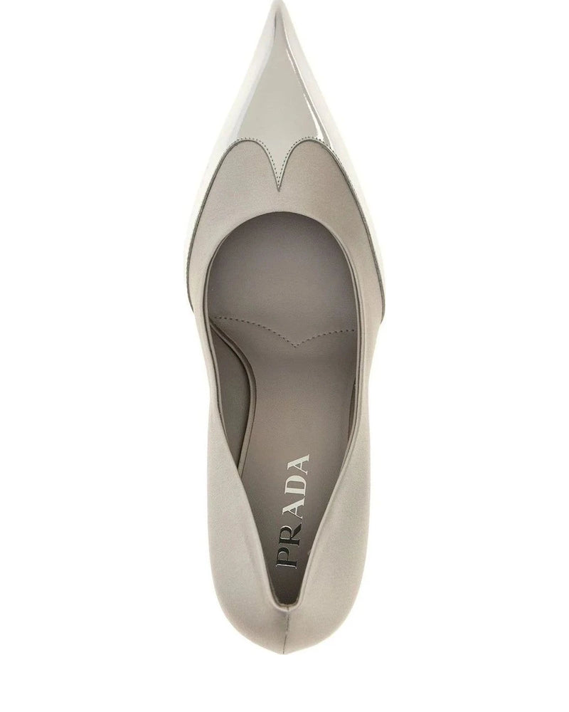 Prada Pumps in silver, Viscose — view 4
