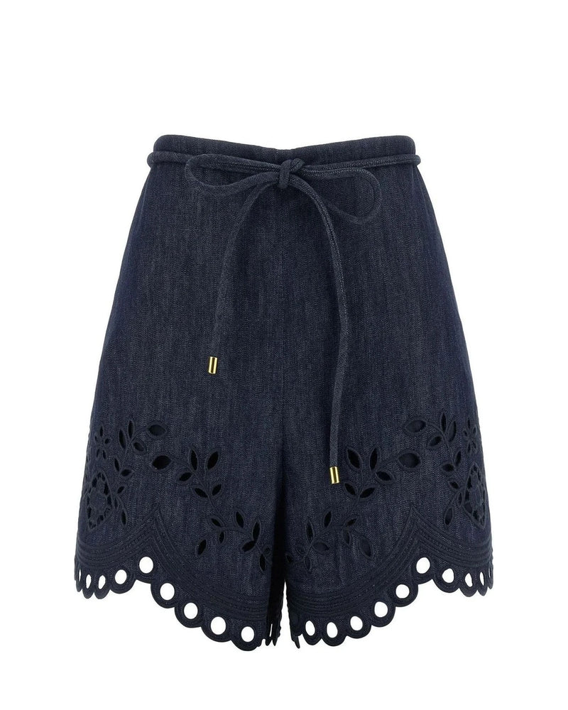 Zimmermann Denim Short in blue, Cotton