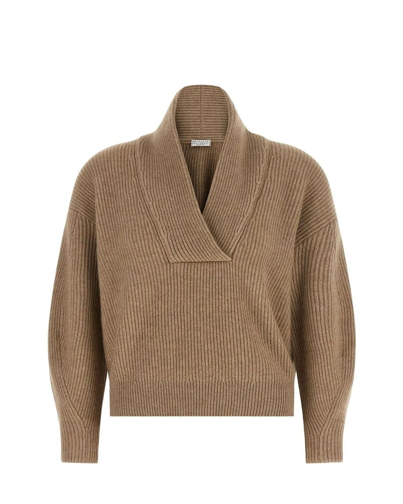 Brunello Cucinelli Sweater in beige, Cashmere