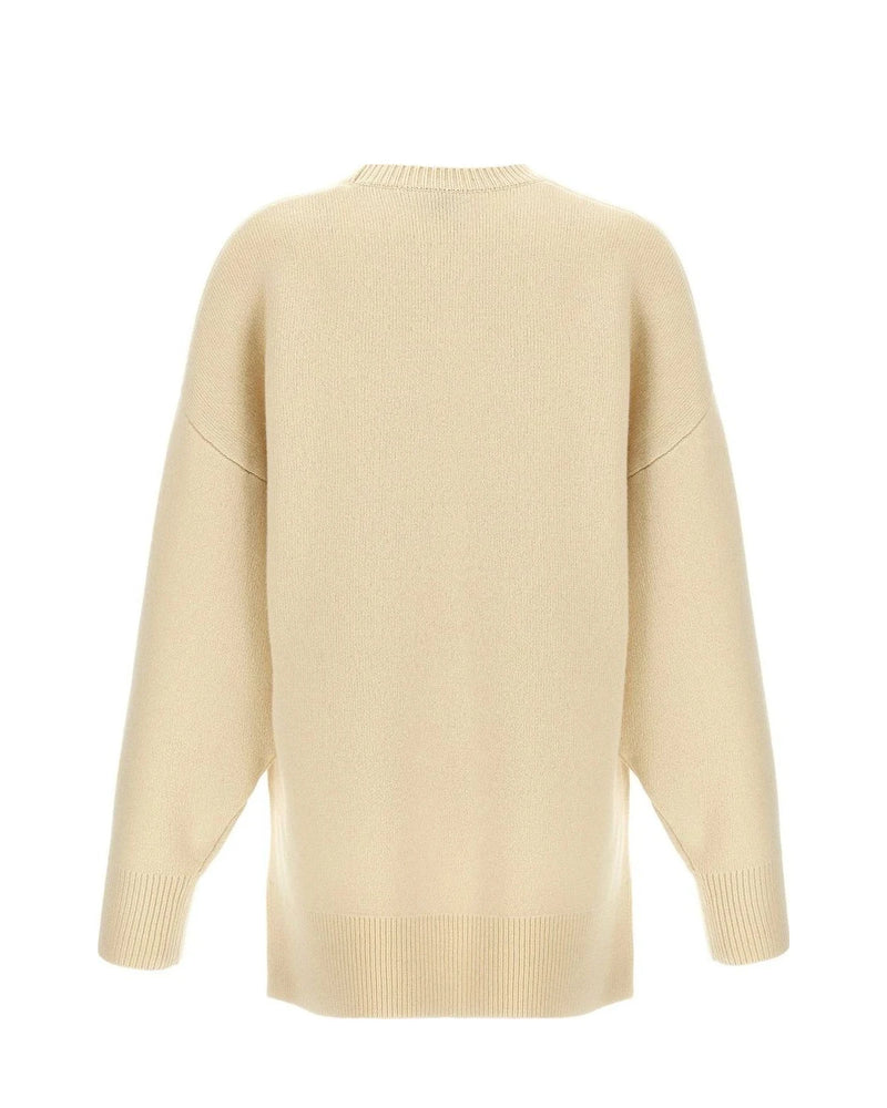 Toteme Sweater in white, Wool — view 2