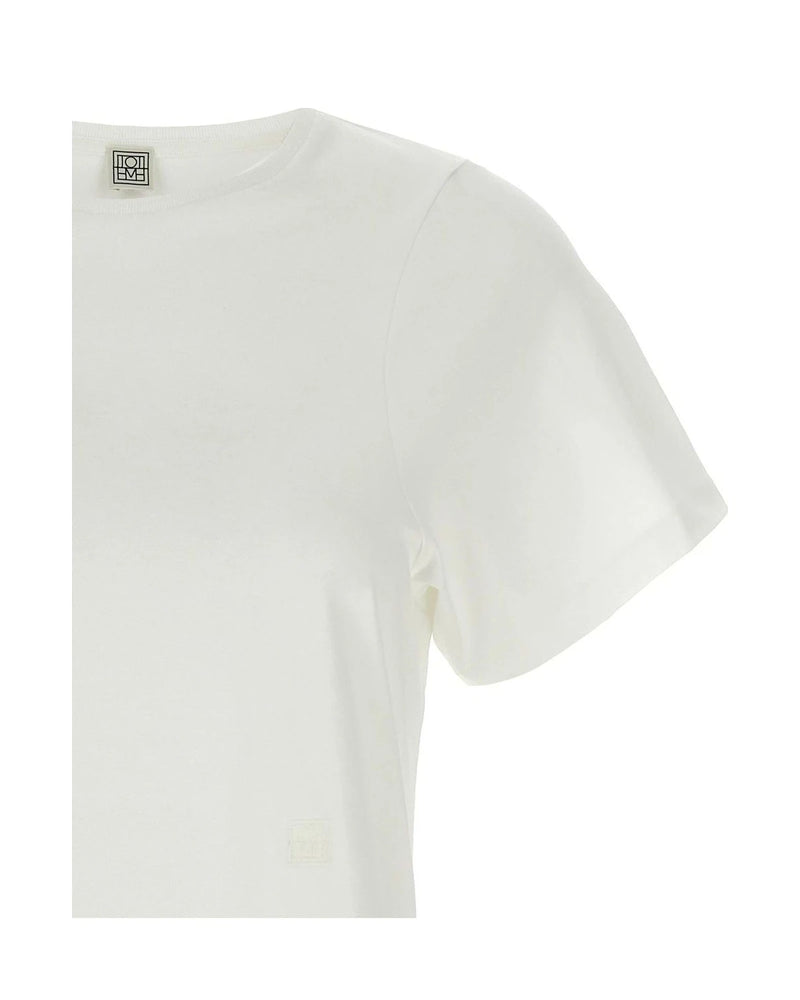 Toteme T-Shirt in white, Cotton — view 3