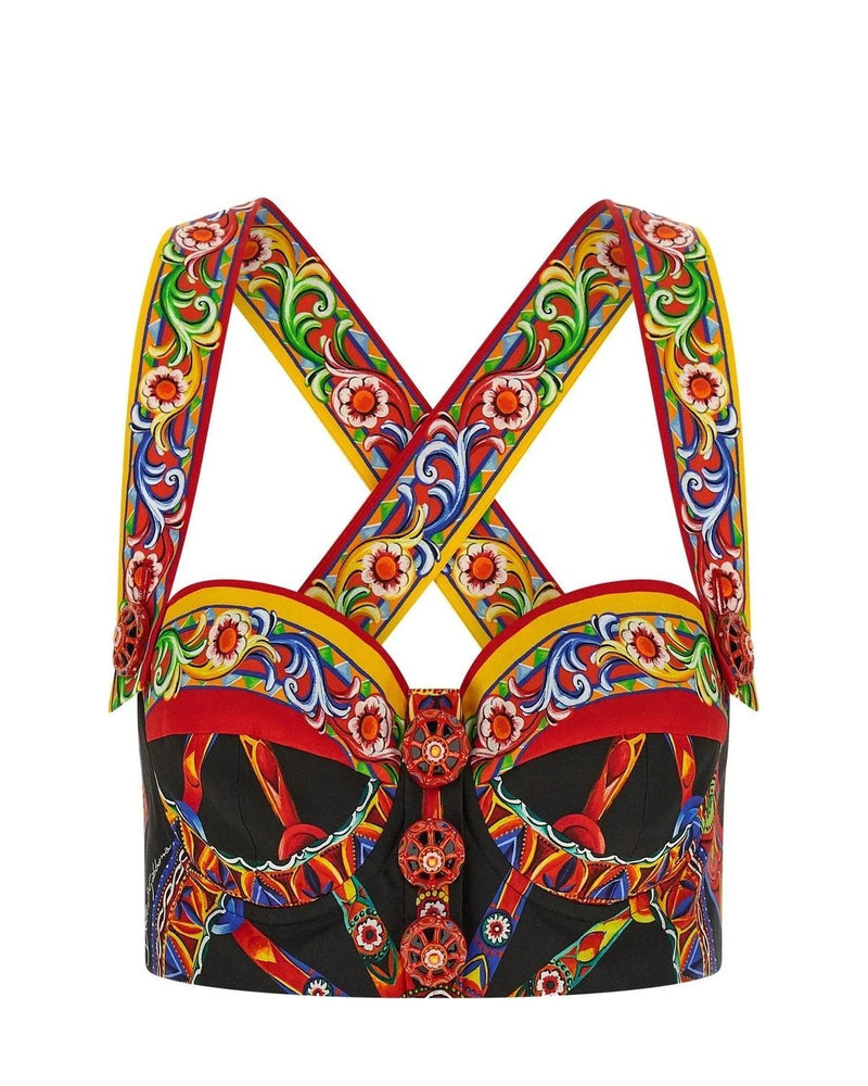 Dolce & Gabbana Blouse in multicolor, Cotton