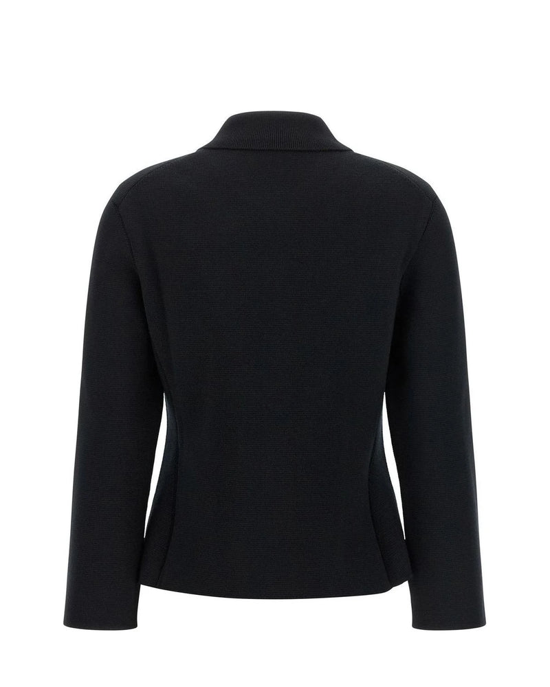 Saint Laurent Cardigan in black, Wool — view 2