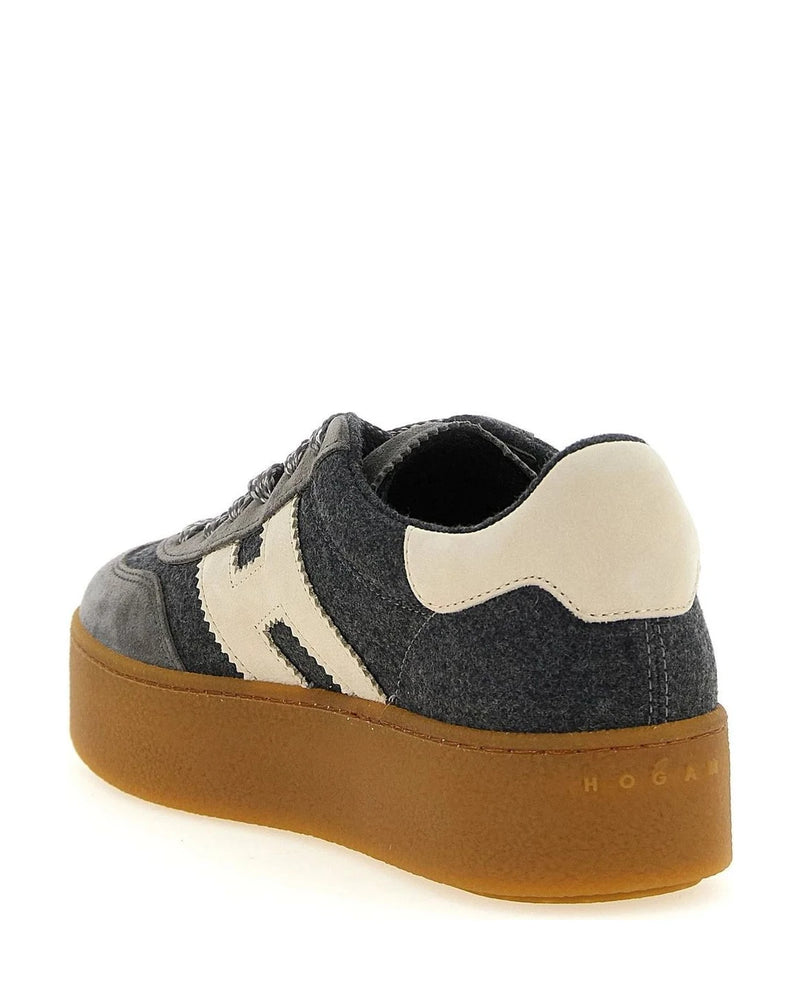 Hogan Sneakers in gray, Wool — view 3