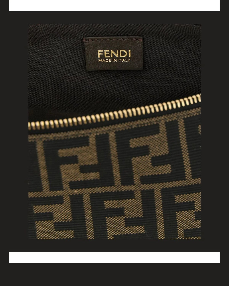 Fendi Shoulder Bag in brown, Polyester — view 4