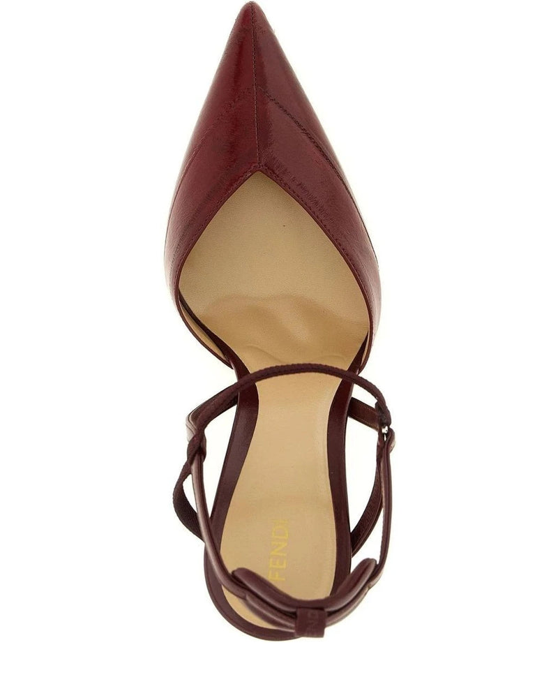 Fendi Pumps in red, Lamb Leather — view 4