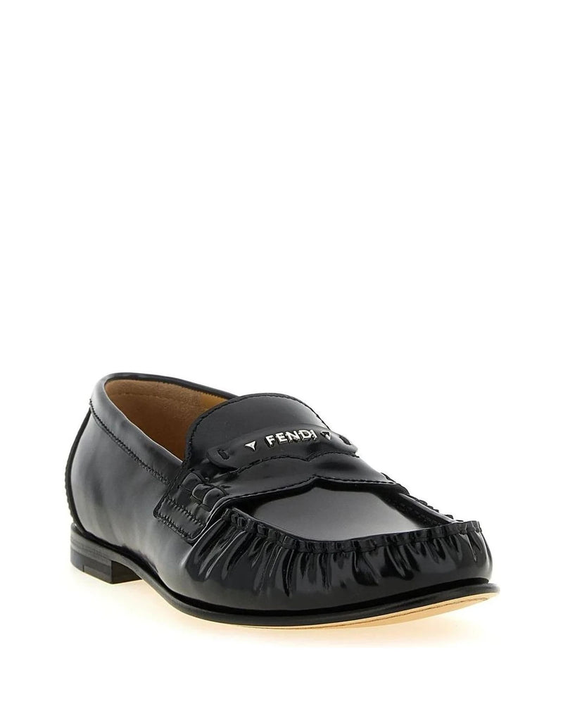 Fendi Loafers in black, Calfskin Leather — view 2