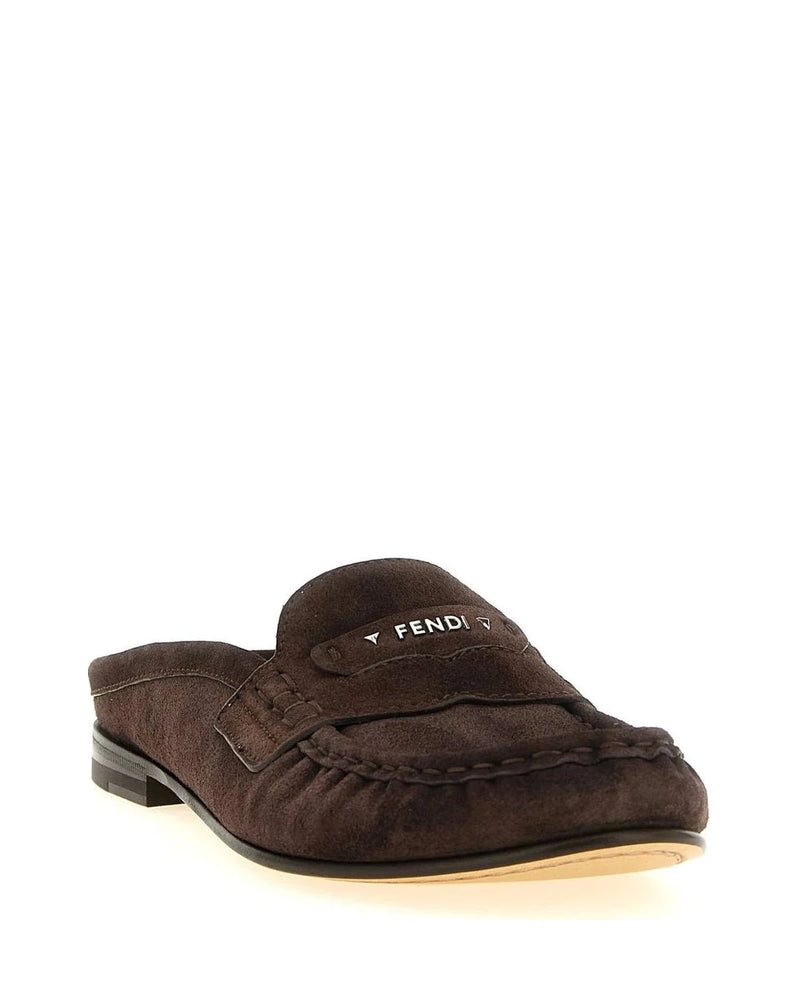 Fendi Loafers in brown, Calfskin Leather — view 2
