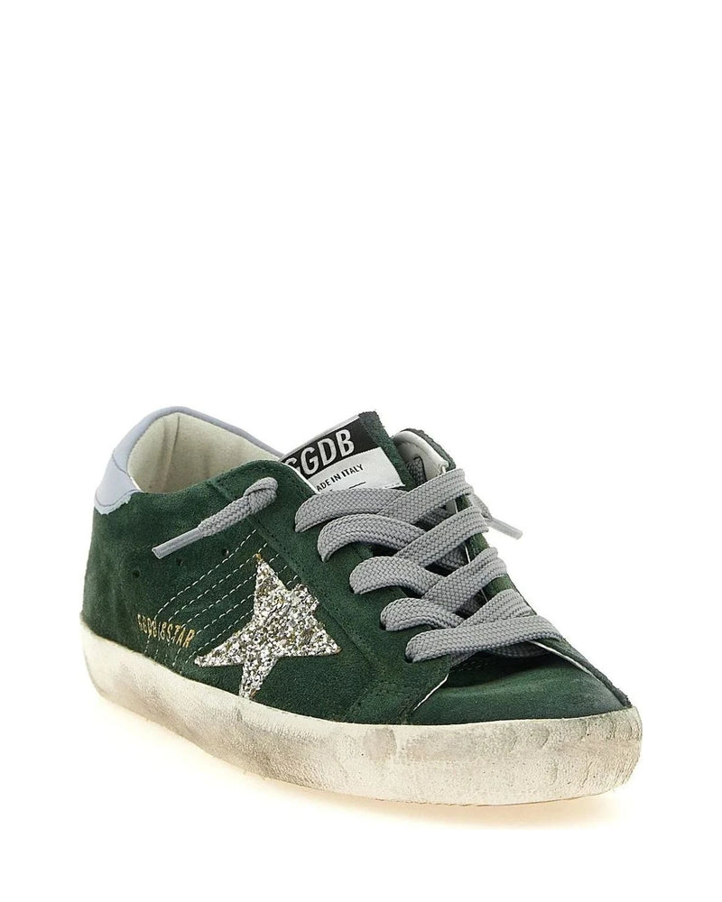 Golden Goose Sneakers in green, Leather — view 2