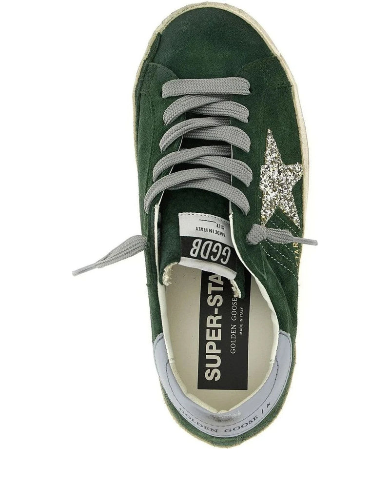 Golden Goose Sneakers in green, Leather — view 4