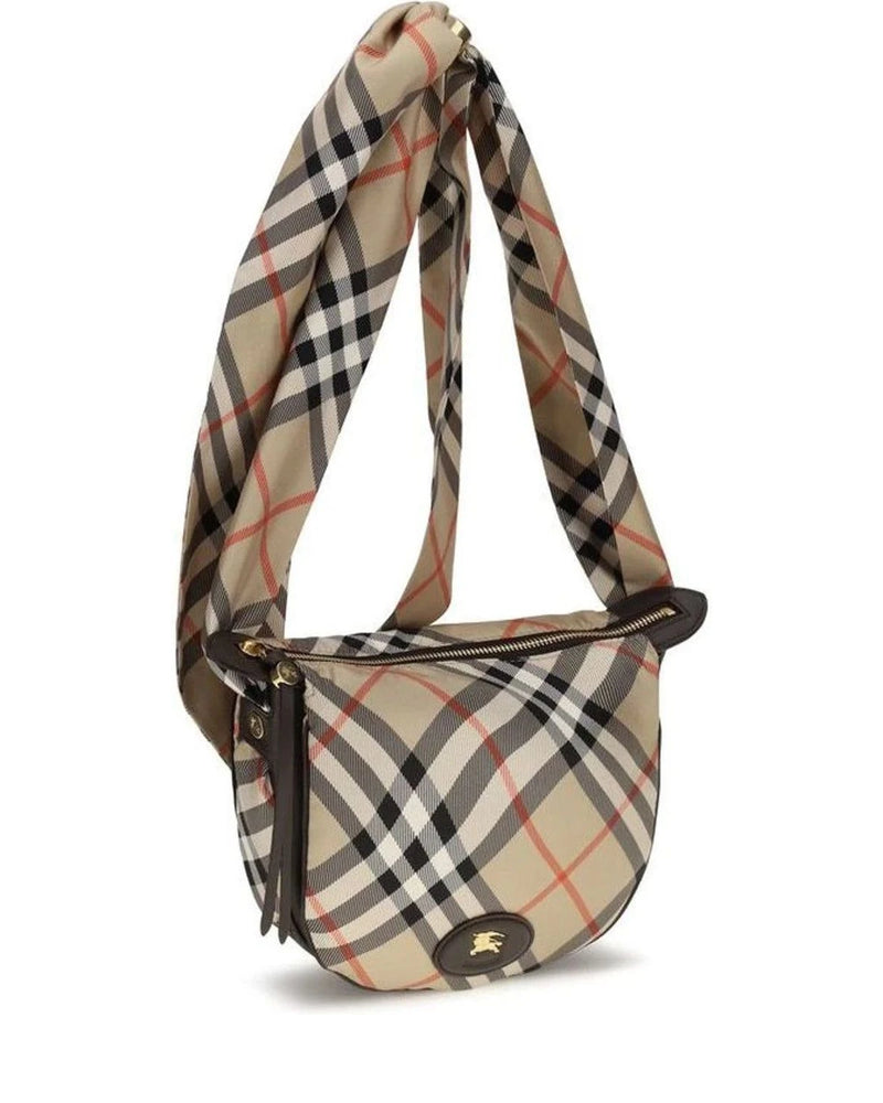Burberry Shoulder Bag in beige, Silk — view 2