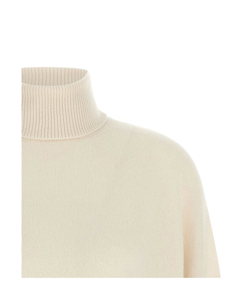 Brunello Cucinelli White Cashmere Sweater