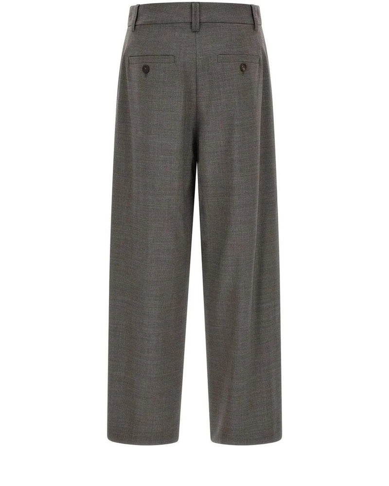 Brunello Cucinelli Trouser in gray, Virgin Wool — view 2