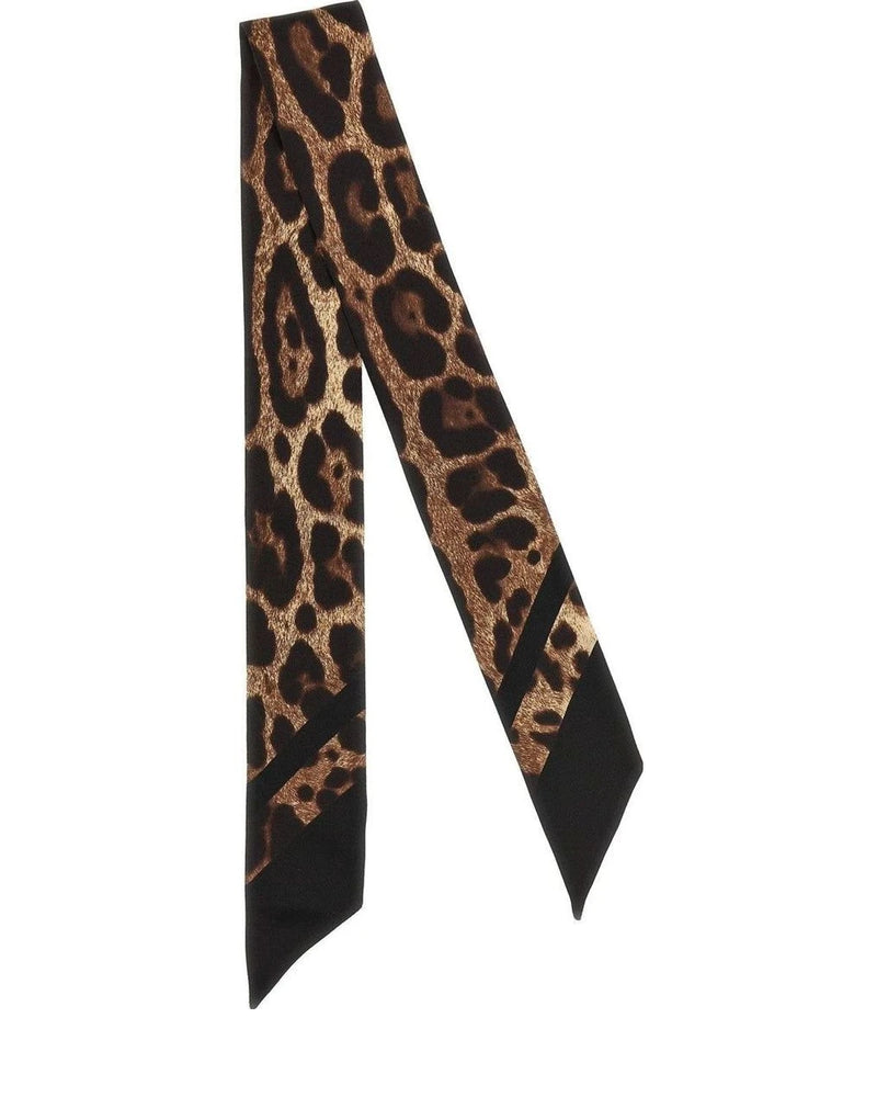 Dolce & Gabbana Durags & Hair Wrap in brown, Silk — view 2