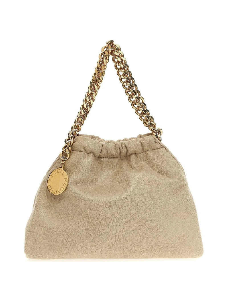 Stella McCartney Hobo Bag in beige, Polyester