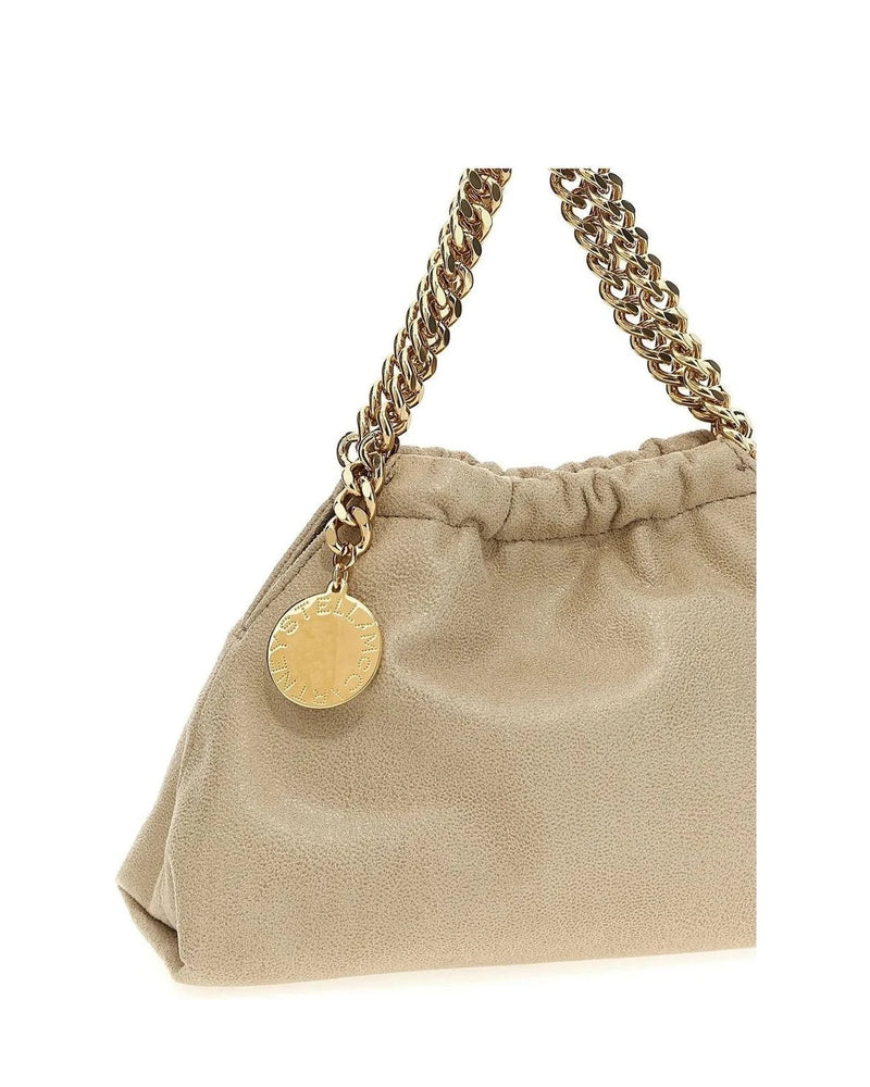 Stella McCartney Hobo Bag in beige, Polyester — view 3
