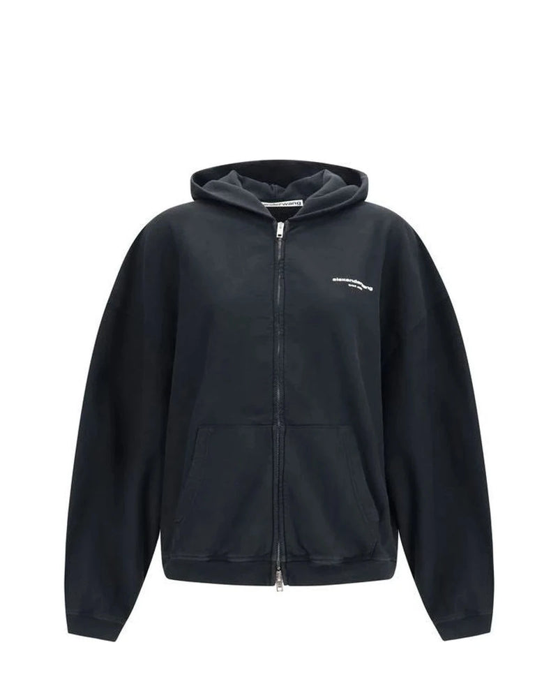 Alexander Wang Hoodie in black, Cotton