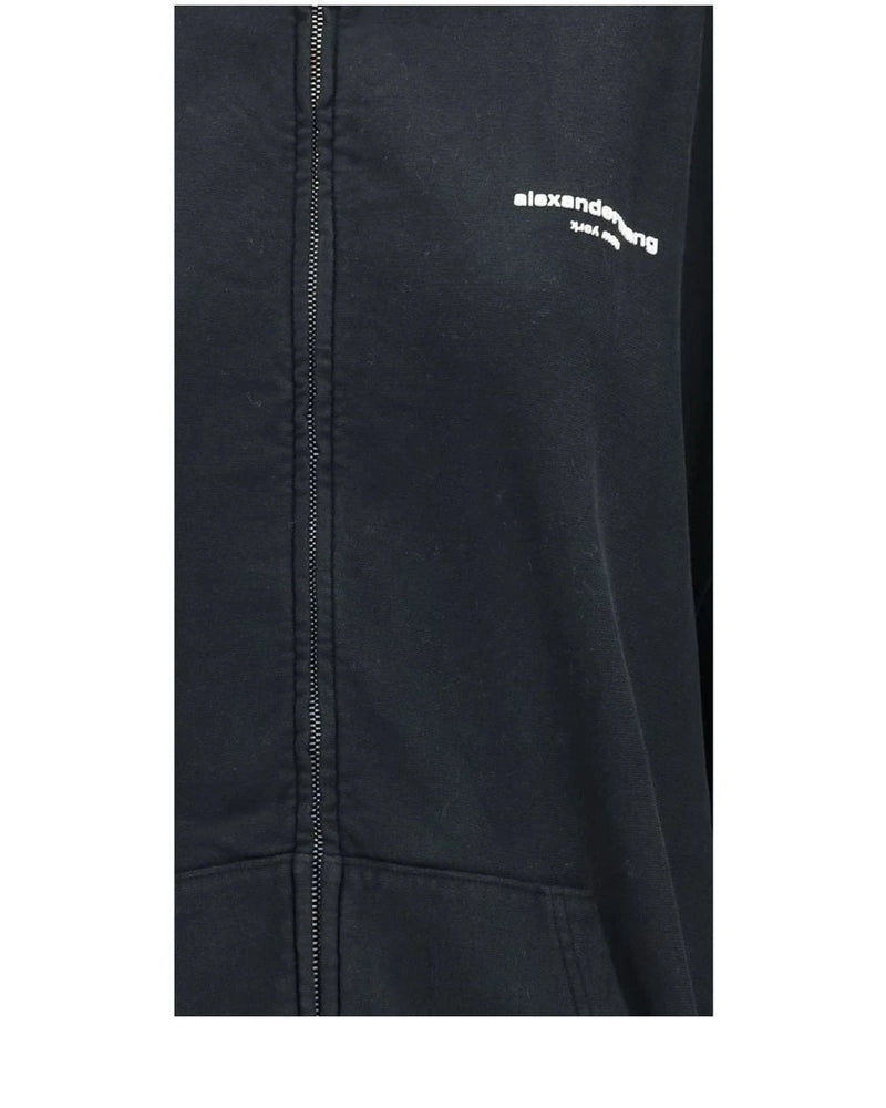 Alexander Wang Hoodie in black, Cotton — view 3