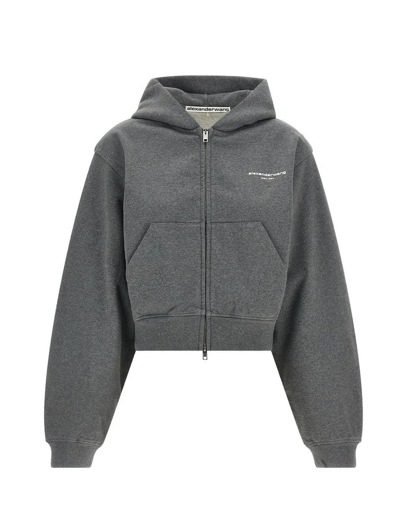 Alexander Wang Hoodie in gray, Cotton