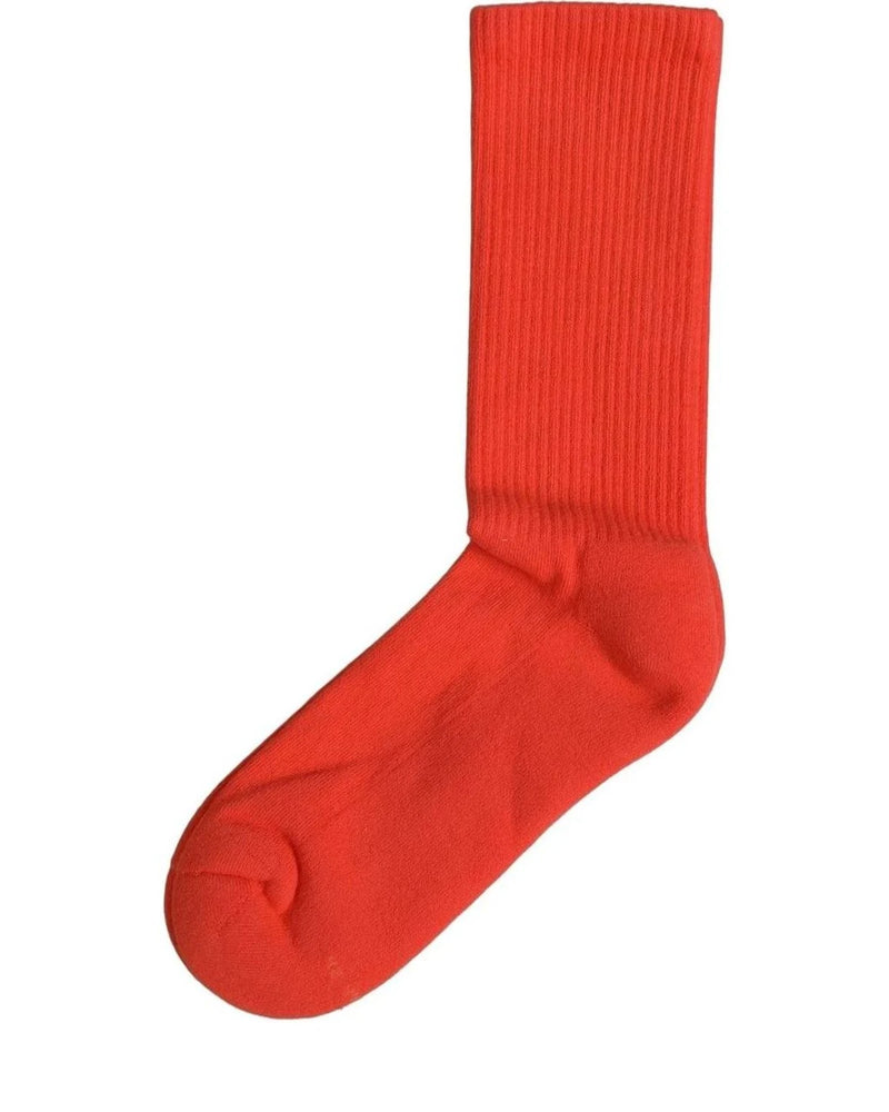 Dolce & Gabbana Crew Sock in red, Cotton — view 3