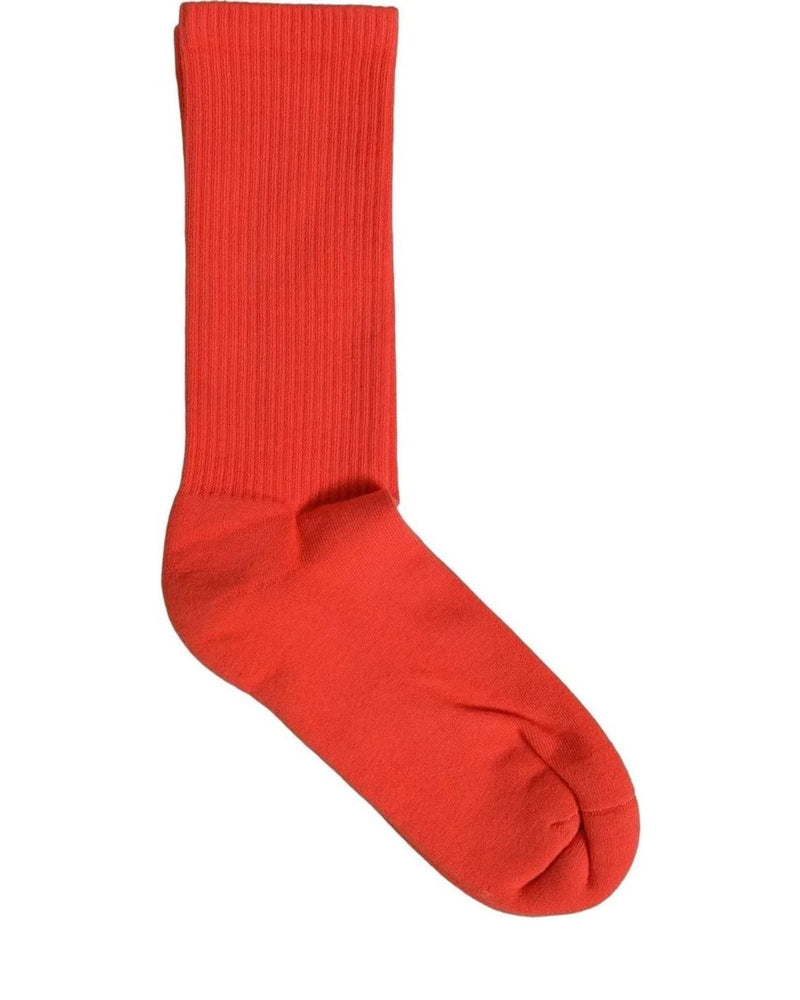 Dolce & Gabbana Crew Sock in red, Cotton — view 4