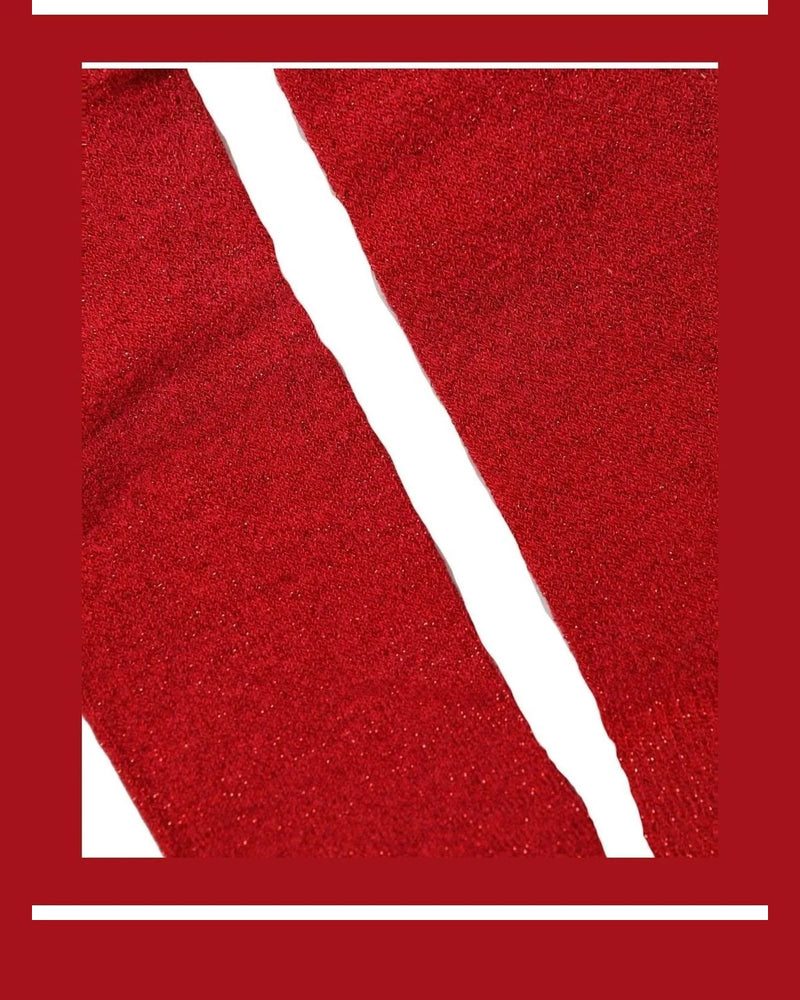 Dolce & Gabbana Crew Sock in red, Viscose